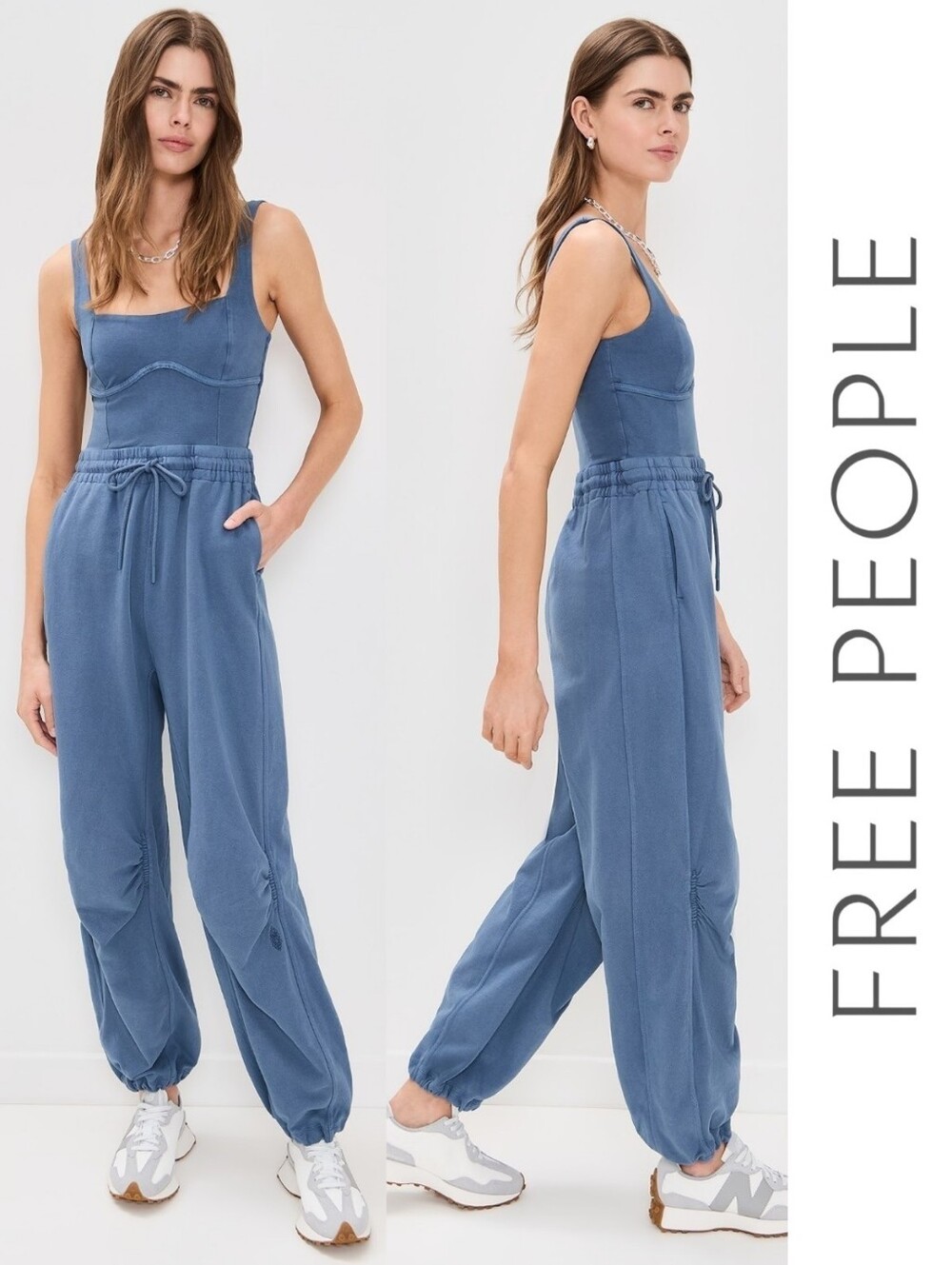 FP Movement By Free People | Inbound Onsie Jumpsuit Relaxed Fit - Misty Blue